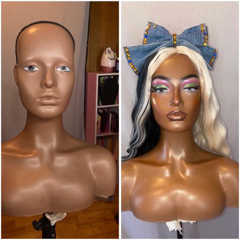 I really did that omg 😍😍😍😍 I’m seriously sooo obsessed like that’s it I’m done doing other peoples make up 🤣 I’m a mannequin makeup artist from here on out!! Mannequin Makeup, Other People, Makeup Artist, Make Up, Makeup, On Instagram, Quick Saves, Instagram