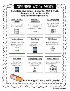 This spelling "Word Work" menu allows students to choose a way they would like to study their spelling words. Simply print this menu on card stock, laminate, explain, and GO! This menu is perfect for independent work, centers, or homework. A special shout out to "Graphics From The Pond" for Spelling Menu, From The Pond, Independent Work, Spelling Words, The Pond, Word Work, To Study, Teacher Store, Teacher Pay Teachers