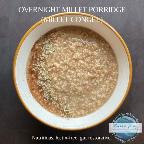 An easy overnight kids breakfast without the gut destructive lectins. ✨ #guthealingrecipes #guthealth #easybreakfastrecipes #easybreakfastideas #porridge #milletrecipes #kidsbreakfast #homeschool Millet Porridge Breakfast, Overnight Millet, Millet Recipes Breakfast, Wfpb Breakfast, Millet Breakfast, Healing Drinks, Millet Porridge, Christmas Breakfast Recipe, Kids Breakfast