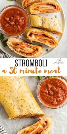 Meal Prep Pizza, Easy Stromboli, Pizza Stromboli, Stromboli Recipe Easy, Resep Makanan Beku, Stromboli Recipe, Pizza Roll, Pizza Dinner, Freezer Meal