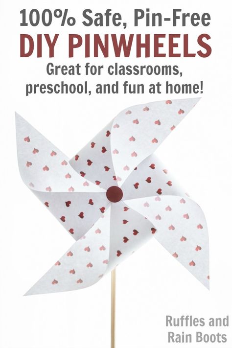 Pin Wheel Craft, Pinwheel Craft Preschool, How To Make A Pinwheel That Spins, Pinwheel Diy Paper, Pinwheel Template, Diy Pinwheels For Kids, Windmill Craft Preschool, Diy Pinwheels That Spin, How To Make A Pinwheel