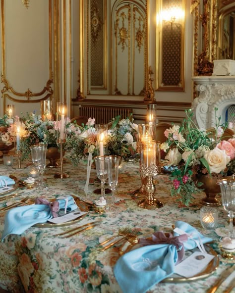 Rococo Table Setting, Versailles Wedding Theme, Rococo Wedding Theme, Rococo Party, Romeo And Juliet Themes, Drake Wedding, Rococo Wedding, Harlaxton Manor, Dj Decks