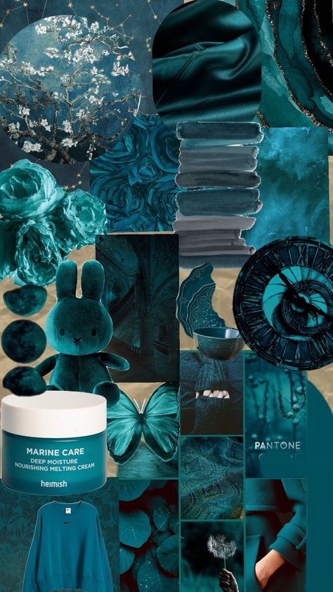 dark teal #darkteal Teal Blue Shades Colour Palettes, Dark Teal Party Decorations, Turquoise Painted Walls, Dark Teal Wedding, Teal Party Decorations, Teal Mood Board, Maroon Decor, Dark Teal Weddings, Quetzal Green