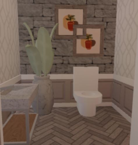 Decal Bathroom Bloxburg, Bloxburg Toilet Decals, Bloxburg Toilet, Bloxburg Toilet Ideas, Club Roblox Bathroom Decals, Bloxburg Downstairs Bathroom, Small Toilet, Bathroom Toilets, Toilet Paper