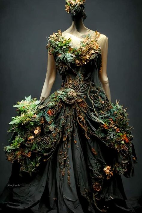 Pin by Nancy Beasanski on Fantasy fashion and costumes Nature dress Firefly Path Fairy, Nature Fairy Dress, Fae Dress Gowns, Firefly Path Dresses, Fae Aesthetic Clothes, Fae Clothing, Fae Dress, Fae Fashion, Firefly Path