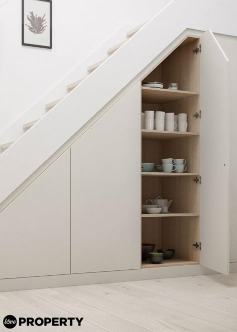 Under Stairs Cupboard Storage, Living Room Under Stairs, Under The Stairs Storage, Kitchen Under Stairs, Cupboards Design, Understair Storage, Under Stairs Storage Solutions, Room Under Stairs, Stair Nook