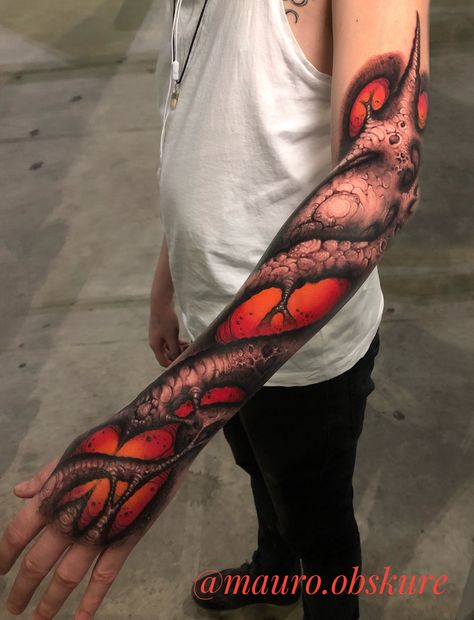 Bioorganic Tattoo, Tattoo Prague, Biomech Tattoo, Biomechanical Tattoo Design, Satanic Tattoos, Bio Organic Tattoo, Neo Tattoo, Organic Tattoo, Devil Tattoo