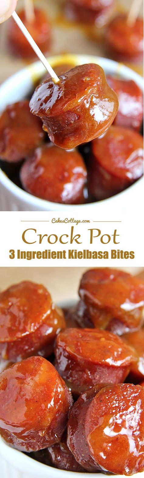 Smoked Sausage With Apricot Preserves, Crock Pot Kielbasa, Crockpot Kielbasa, Kielbasa Bites, Apricot Preserves, Crockpot Recipe, Apricot Jam, Kielbasa, Football Food