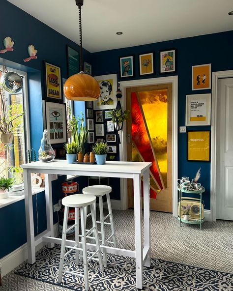 Paula M (@unfinished_reno14) • Instagram photos and videos Pop Arcade Interior Design, Arcade Interior Design, Arcade Interior, Maximalist Interior, How To Eat Less, Future House, Bold Colors, Vintage Furniture, House Interior