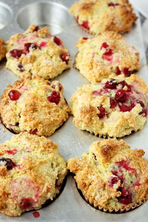 Lemon Cranberry Muffins, Orange Muffin Recipe, Cranberry Orange Muffins, Moist Muffins, Orange Muffins, Cranberry Muffins, Chocolate Banana Muffins, Orange Cranberry, Frozen Cranberries