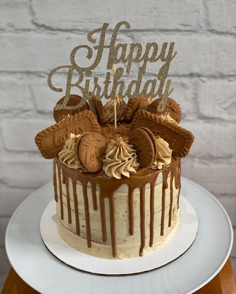 Biscoff Birthday Cake, Grandma Cake, Biscoff Cake, Boy Cakes, Biscoff Cheesecake, Fav Products, Baby Boy Cakes, Creative Birthday Cakes, Creative Birthday