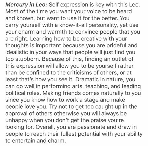 Leo Mercury, Mercury In Leo, Leo And Scorpio, Zodiac Stuff, Know It All, Random Things, Astrology, Planets, Tv