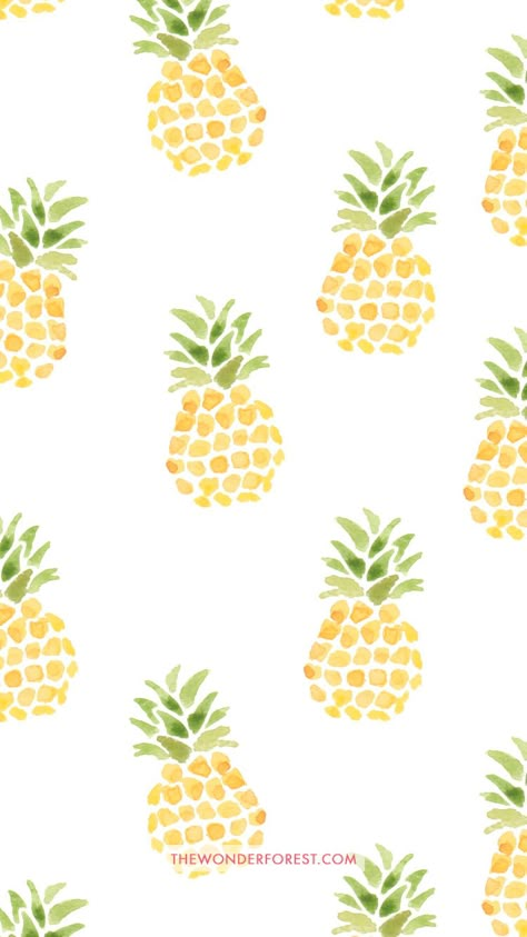 Pineapple Backgrounds, Foto Muro Collage, Pineapple Wallpaper, Wallpaper Iphone Summer, Fruit Wallpaper, Pineapple Pattern, Cute Patterns Wallpaper, Fruit Pattern, Iphone Background Wallpaper