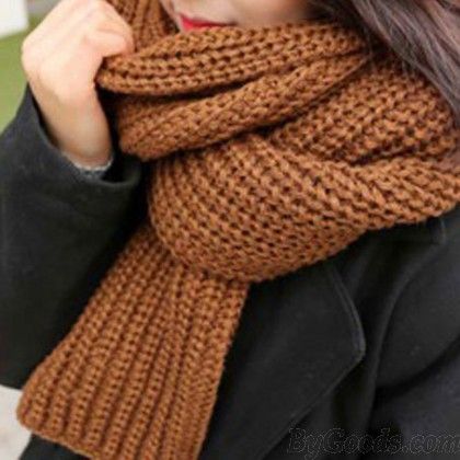 Student Solid Color Warm Knitted Scarf Thick Coarse Woolen Lovers Scarf Scarf Aesthetic, Woolen Scarf, Woolen Scarves, Cute Scarfs, Spring Scarves, Pretty Scarves, Retro Accessories, Scarf Women Fashion, Silk Shawl