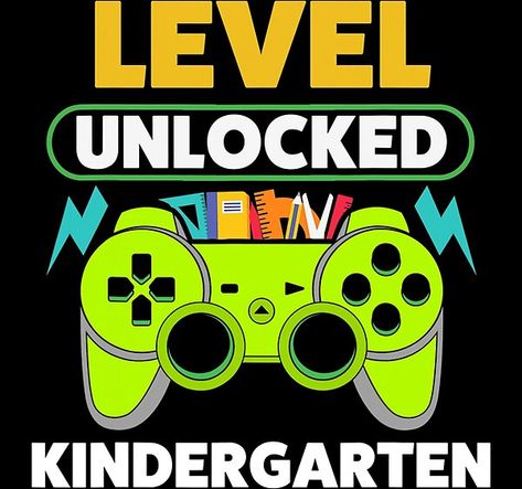 #190 Level Unlocked Kindergarten Gamer back to school first days Video Game Theme Classroom Bulletin Boards, Game On Level Up School Theme, Gamer Classroom Theme, Level Up Classroom Theme, Video Game Bulletin Board Ideas, Level Up Bulletin Board Ideas, Level Up School Theme, Game On School Theme, Video Game Bulletin Board