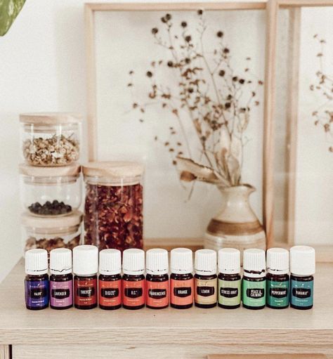 Essential Oils Aesthetic, Essential Oils Aesthetic Photography, Endoflex Young Living, Clarity Young Living, Young Living Pregnancy, Wedding Registry, Young Living, Peppermint, Decorative Jars