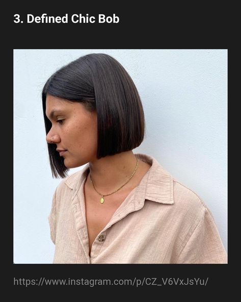 Women’s Bob Hairstyles, Chin Length Bob Black Women, All One Length Bob, Mid Bob Hairstyles, Short Black Bob Hairstyles, Jawline Bob Haircut, Bob Hairstyle Women, Sharp Bob Haircut, Short Bob Women