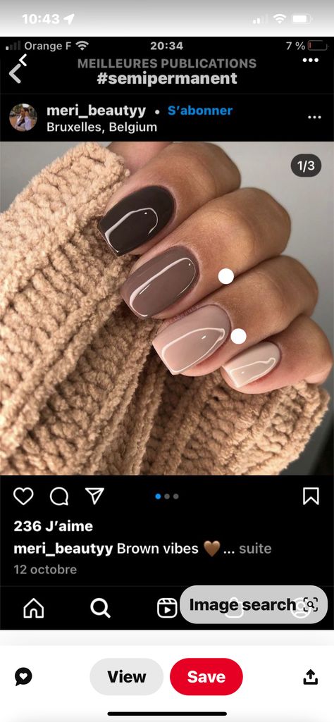 Taupe Nails Designs, Tan Nail Designs, Patriotic Nail, Taupe Nails, Tan Nails, Pink Nail Colors, Fourth Of July Nails, Fun Nail Colors, Beach Hairstyles For Long Hair