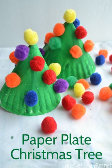 Creative Family Fun: Paper Plate Christmas Tree Paper Plate Christmas Tree, Plate Christmas Tree, Christmas Preschool, Christmas Tree Craft, Christmas Crafts For Toddlers, Tree Craft, Christmas Tree Crafts, Daycare Crafts, Preschool Christmas