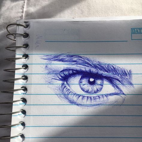 Eye Drawing Ballpoint Pen, Ballpoint Pen Eye Drawing, Eye Drawing With Pen, Quick Pen Sketches, Eye Pen Drawing, Pen Eye Drawing, Big Pen, Lol Art, Study Hall