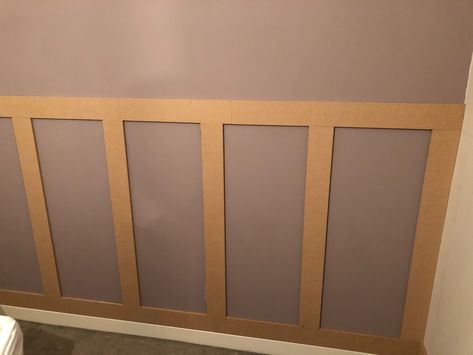 Creating your own DIY wall panelling is actually a lot easier than you think, check out my simple how to, over on my blog. Stair Paneling, Living Room Panelling, Mdf Wall Panels, Wall Paneling Diy, Mdf Panel, Wall Panels Bedroom, Wall Panelling, Oak Shelves, Bedroom Panel