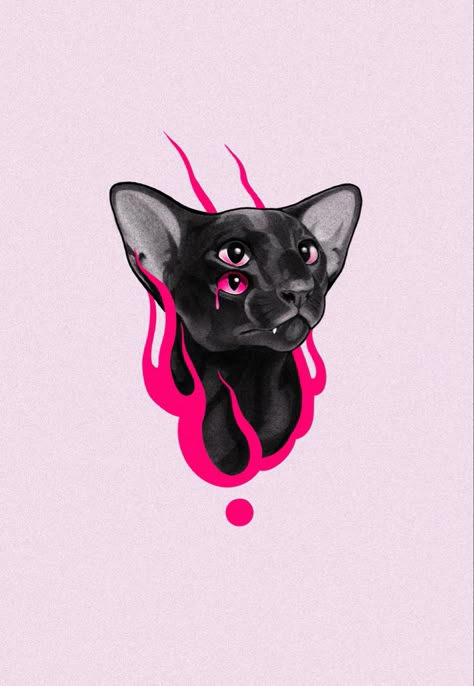 Cat Graffiti Art, Black Cat Tattoo, Cat Tattoo Design, Abstract Tattoo Designs, Animal Tattoo Ideas, Black Cat Tattoos, Black Cover Up, Clever Tattoos, Cat Tattoo Designs