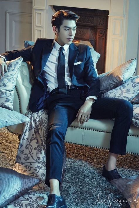 Kim Woo Bin Sleek and Stylish Starting Off 2015 in New Fashion Spread | A Koala's Playground Kim Wo Bin, Kim Woobin, Lee Hyun Woo, Yoo Ah In, Park Bo Gum, Woo Bin, Kim Woo Bin, Human Poses Reference, Poses References