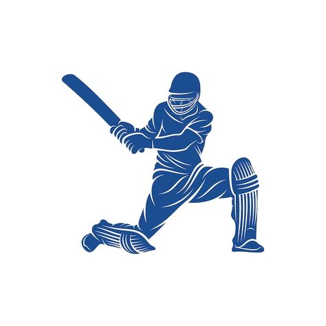 Premium Vector | Cricket player logo design vector icon symbol template illustration Cricket Illustration, Cricket Party, Cricket Icon, About Cricket, Cricket Logo, Cricket Player, Psd Icon, Laser Cut Acrylic, Design Vector