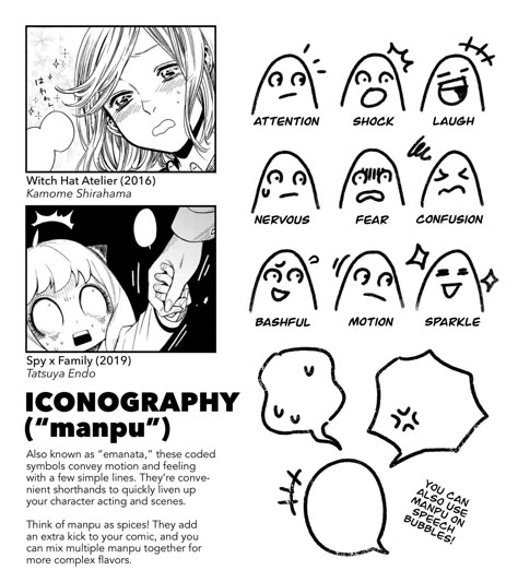 Tato 👽 on Twitter: "💬 Comic Tips (1/2) Do your comics ever feel empty or clunky? Here are some tips and tricks I collected from observations/tutorials over the years. This is by no means comprehensive. If you have some favorite manpu/effects of your own, please share! I’d love to hear about it! https://t.co/OaZf2jrkzh" / Twitter Comic Tips, Speech Text, Comic Book Layout, Manga Tutorial, Comic Tutorial, Art Advice, Comic Layout, Comic Drawing, Drawing Expressions