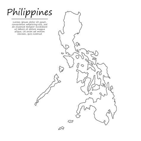 Philippine Map Outline, Philippines Map Drawing, Philippine Map Drawing, Philippines Tattoo, Doodle Shapes, Spanish Party, Philippine Map, Map Sketch, Earth Drawings