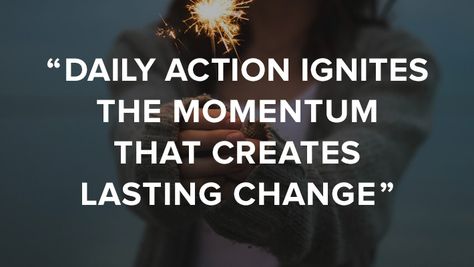 Commit to change | tonyrobbins.com Momentum Quotes, Tony Robbins Quotes, Feeling Wanted, Daily Action, Isagenix, Tony Robbins, Take The First Step, First Step, Inspire Me