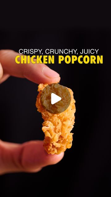 How To Make Chicken Popcorn, Kfc Chicken Popcorn Recipe, Your Food Lab, How To Make Kfc Chicken At Home, Easy Chicken Starter Recipe, Chicken Starters Recipes, Easy Chicken Recipes Indian, Best Popcorn Chicken Recipe, Kfc Popcorn Chicken Recipe