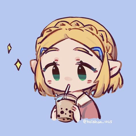 Botw Zelda Icon, Princess Zelda Wallpaper, Zelda Ghibli, Princess Zelda Icon, Modern Zelda, Zelda Chibi, Zelda Cartoon, Princess Zelda Fanart, Majoras Mask Art