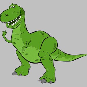 Toy graphics Toy Pictures, Disney Dinosaur, Disney Clipart, Green Characters, Free Toys, Animated Gifs, T Rex, Toy Story, Kids Bedroom