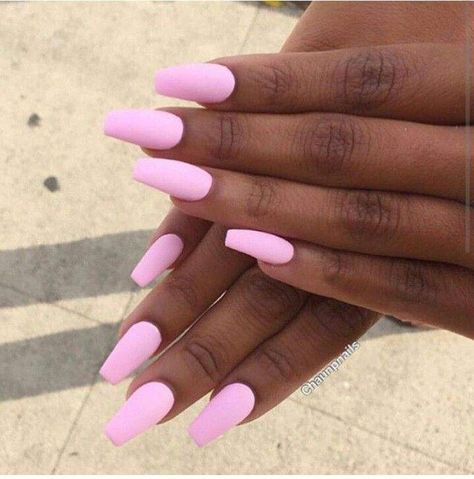 Matte Pink Nails, Neon Nail Art, Blue Coffin Nails, Neon Nail Designs, Cute Pink Nails, Pink Glitter Nails, Colors For Dark Skin, Finger Nail Art, Best Nail Polish