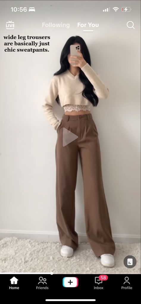 Cami Layering Outfit, White Cropped Sweater Outfit, Cropped Knit Sweater Outfit, Crop Sweater Outfit, Crop Top Sweater Outfit, Layering Crop Top, Neutrals Outfit, Cropped Sweater Outfit, Sweater Leggings Outfit