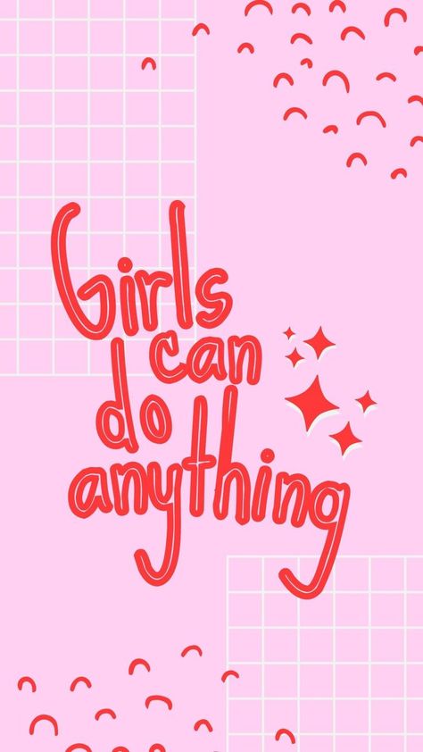 Aesthetic Wallpaper Women Power, Girl Power Wallpaper Aesthetic, Pod Room, Wallpaper Pink Aesthetic, Girlhood Core, Tone Words, Girls Squad, Uplifting Phrases, Power Wallpaper