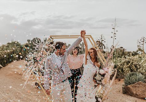 WEDDING & VENUE HIRE | Cactus Country | Australia Confetti Wedding Photo, Wedding Exit Ideas, Grazing Platter, Wedding Photo List, Confetti Photos, Wedding Exit, Wedding Send Off, Confetti Wedding, Wedding Exits