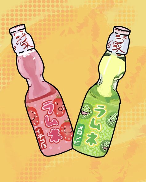 Ramune yay another drink - - - - - - - #art #artwork #digitalart #illustration #ramune #drink #japan Ramune Drink, Drink Art, Cute Doodles, Art Artwork, Doodles, Digital Art, Japan, Drinks, Drawings