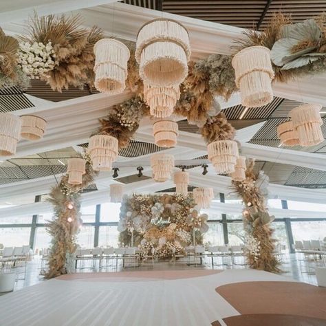 Seville Wedding, Filipiniana Wedding, Earth Tone Wedding, Berta Wedding, Wedding Ceiling, Berta Wedding Dress, Event Hall, Dresses Fall, Sophisticated Bride