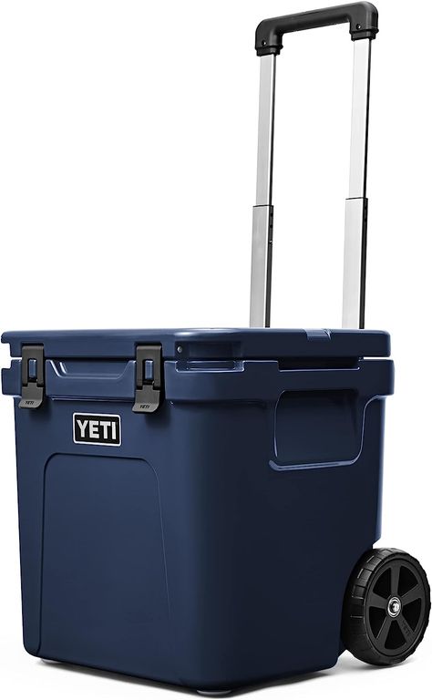 YETI Roadie 48 Wheeled Cooler with Retractable Periscope Handle Yeti Roadie, Yeti Tundra, Camping Coolers, Yeti Cooler, Yeti Coolers, Soda Bottles, Flexible Design, Dry Goods, Big Waves