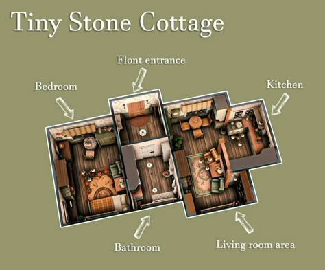 Sims Floor Plans Layout Simple, Sims 4 Tiny Home Layout, Small Living Room Sims 4, Sims House Floor Plans, Sims 4 Floorplan Small House, Small Sims 4 Houses Layout, Sims 4 Floorplan Layout, Sims 4 Small Houses Layout, Sims 4 Tiny House Floor Plans