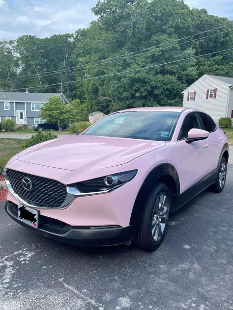 Pink Suv Car, Pink Mazda, Pink Cars, Carros Kia, Pink Suv, Nissan Rouge, Lexus Suv, Pink Car Accessories, Mazda 3 Hatchback