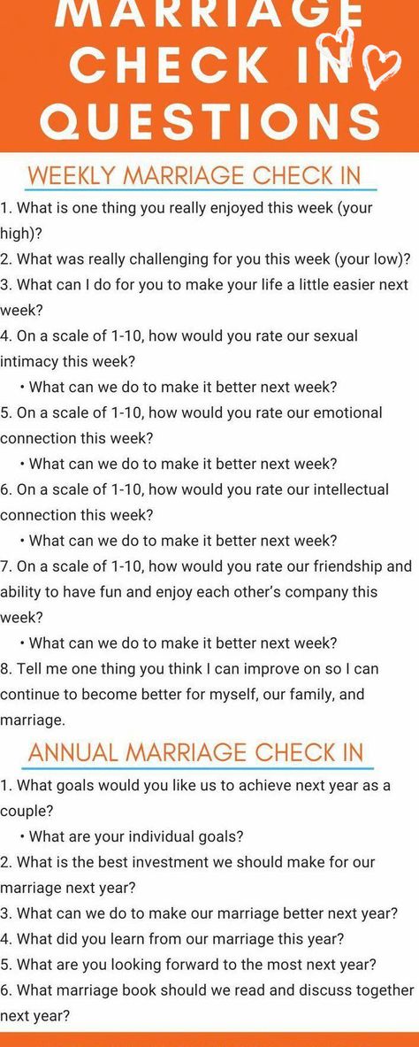 Spouse Questions, Check In Questions, Happy Marriage Tips, Marriage Therapy, Newborn Schedule, Relationship Lessons, Marriage Help, Relationship Therapy, Relationship Psychology