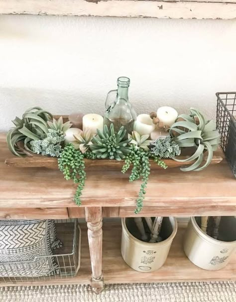 26 Beautiful Decorating Ideas To Celebrate Spring Using Dough Bowls Dough Bowl Ideas, Bowl Centerpieces, Dough Bowl Decor, Dough Bowl Centerpiece, Spring Farmhouse Decor, Diy Frühling, Bowl Decor, Bowl Centerpiece, Spring Farmhouse