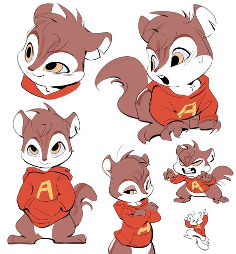 Cartoon Tv Shows, Alvin And The Chipmunks, Cartoon Sketches, 80s Cartoons, Pinturas Disney, Game Character Design, Cartoon Movies, Cartoon Shows, A Cartoon