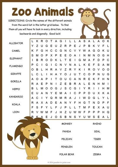 Take a trip to the zoo with this fun free word search activity full of animals you might find at the zoo. Zoo Word Search, Word Puzzles For Kids, Zoo Activities, Free Word Search, Teach English To Kids, Animal Activities For Kids, English Activities For Kids, Kids Zoo, Free Puzzles