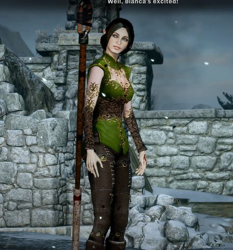 Ornate Elven Outfit at Dragon Age: Inquisition Nexus - Mods and community Dragon Age Inquisition Mods, Dragon Age Inquisition Elf, Dragon Age Dalish Elf, Elf Dragon Age, Elven Clothes, Elven Outfit, Dalish Elf, Elven Dress, Fashion Sketches Dresses