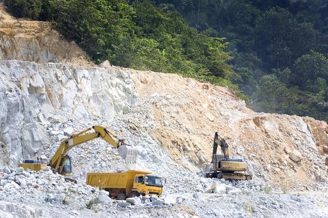 Quarry Works. Image of rock quarry works in Malaysia , #ad, #Image, #Works, #Quarry, #rock, #Malaysia #ad Quarry Rehabilitation Design Projects, Stone Quarry Architecture, Quarrying Mining, Quarry Bay, Malaysia Batu Caves, Rock Quarry, Rock Quarries, 3d Sculpture, Abstract 3d