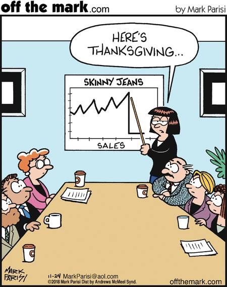 Off Color Humor, The Far Side Comics, Mark Parisi, Funny Single, Thanksgiving Jokes, Holiday Jokes, Thanksgiving Cartoon, Off The Mark, Laugh More